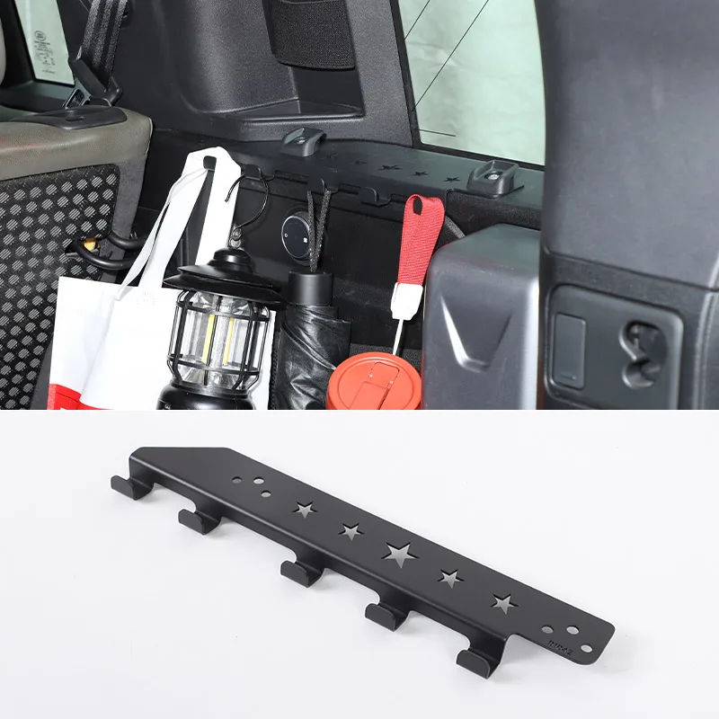 

Для Land Rover Defender 110 2020-2025 углеродистая сталь задний багажник для хранения правые боковые крючки авто крючок для багажника органайзер аксессуары