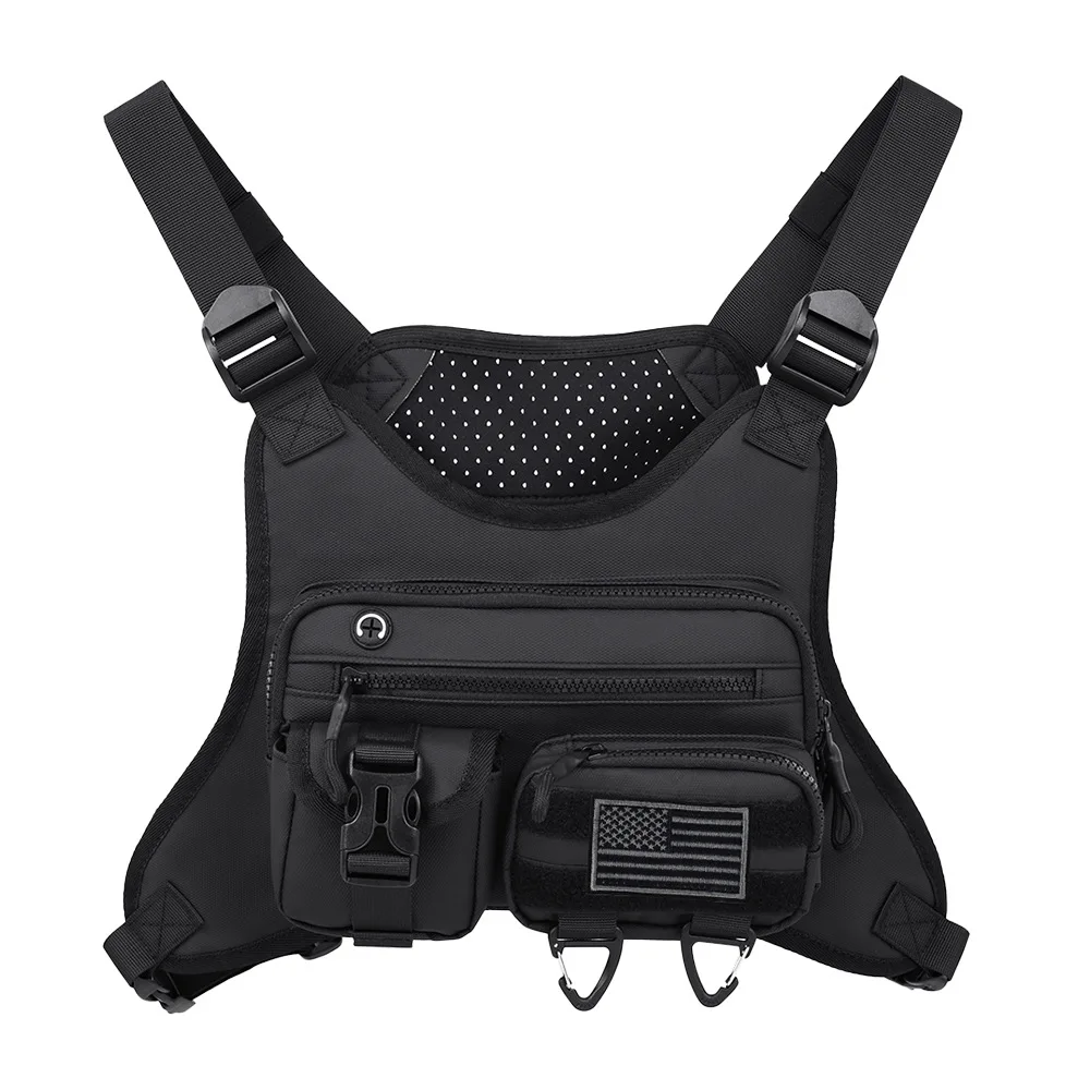 AliExpress scione Camping Front Chest Vest  Backpack Running Bag Cycling Jogging Hunting Vest Outdoor Rig Sports Gym Travel Training Fanny Pack