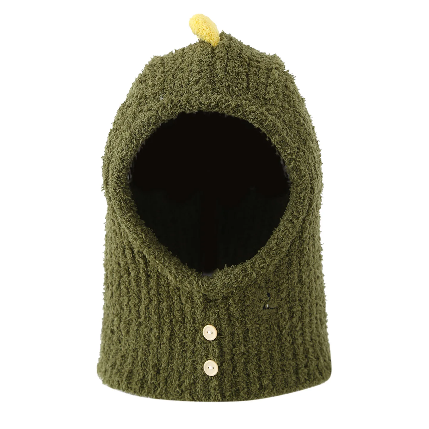 Cappelli per bambini Autunno e inverno Pile Caldo Orso Cappello di peluche Sciarpa di protezione per le orecchie Cappello pullover lavorato a maglia integrato invernale