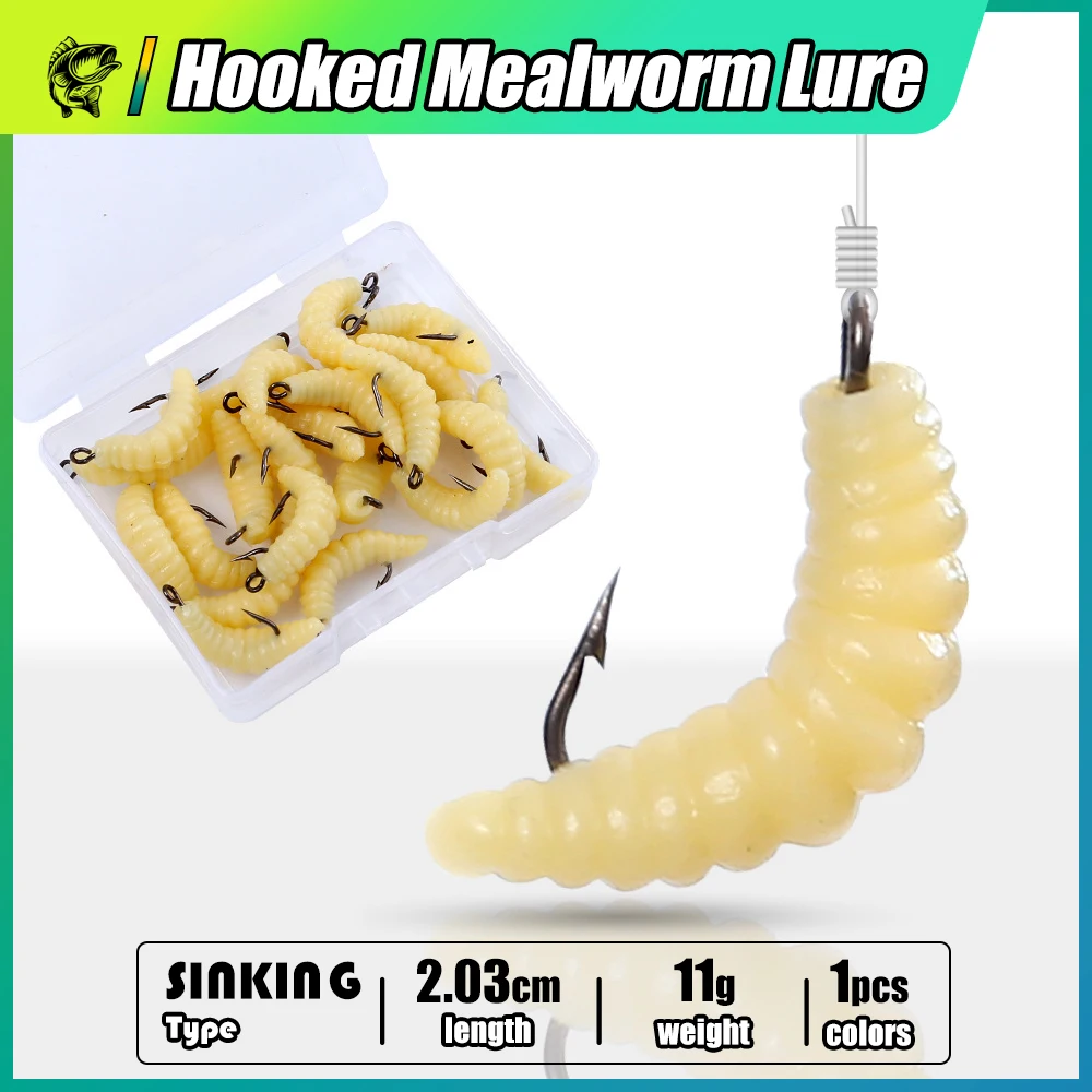 15/25Pcs Soft Worms…