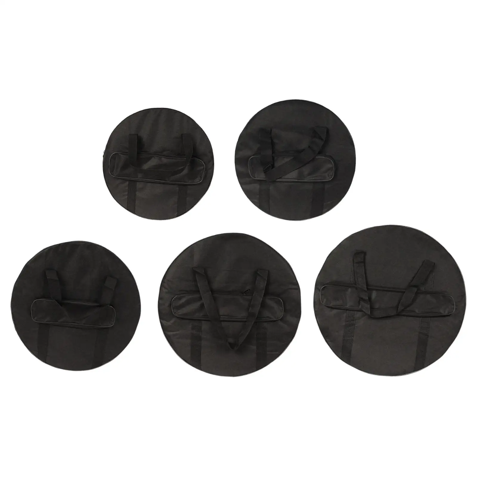 Cymbal Gig Bag Gong Bag Accessories Soft Lining Oxford Cloth Storage Bag Carrying Case for Travel Performance Show Practice