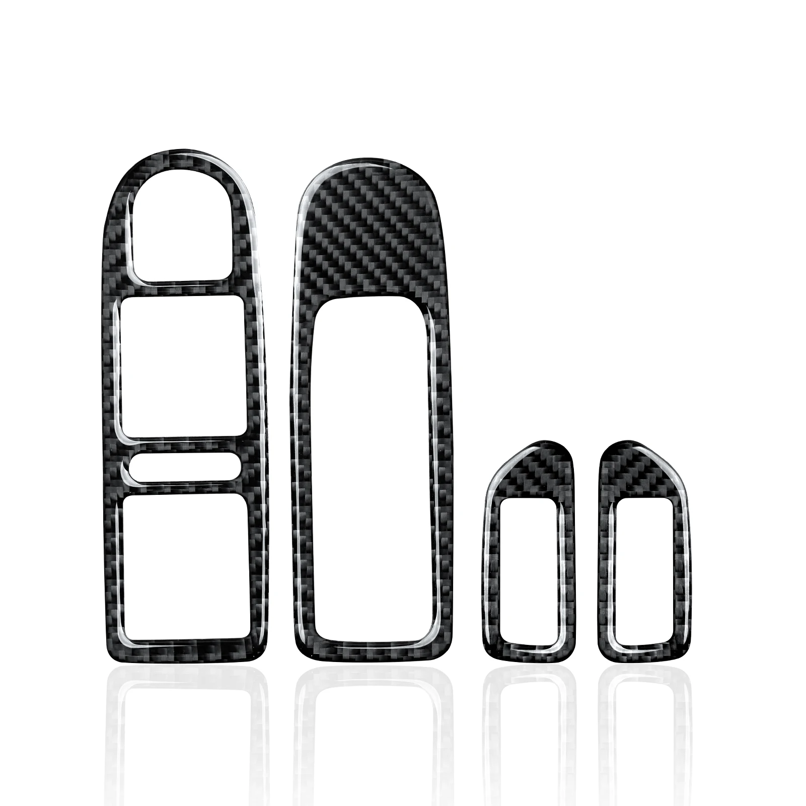 For Volkswagen Golf VI MK6 Plus R GTI (2010-2014) Window Lift Switch Panel Carbon Fiber Interior Sticker Car Accessories - view 6