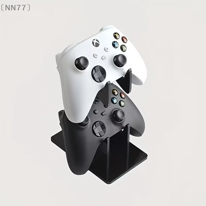 〔NN77〕Dual-layer White/Black Wireless Game Controller Accessory, Desktop/TV Stand Desktop Ornament Storage Stand〔W7〕