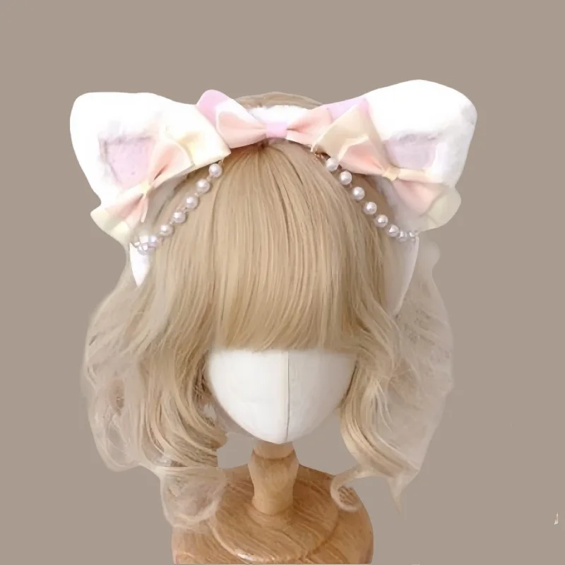 جديد أفضل قبعة عقال تأثيري دبوس الشعر القوس آذان القط إكسسوارات الشعر عطلة أداء حفلة إكسسوارات الشعر #4