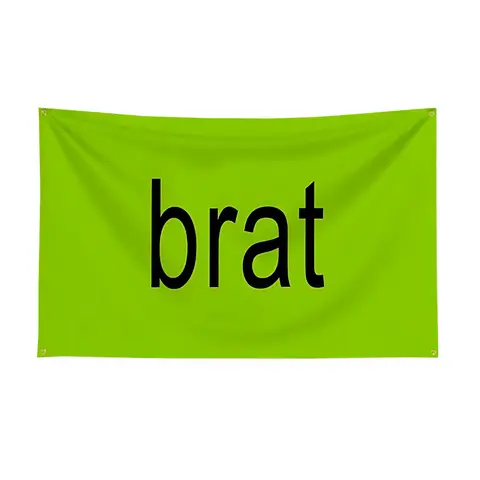 앨범 Brat 음악 태피스트리 벽 깃발 침실 배너에 대한 장식 플래그를 걸려 야외 장식 차고 장식 장식