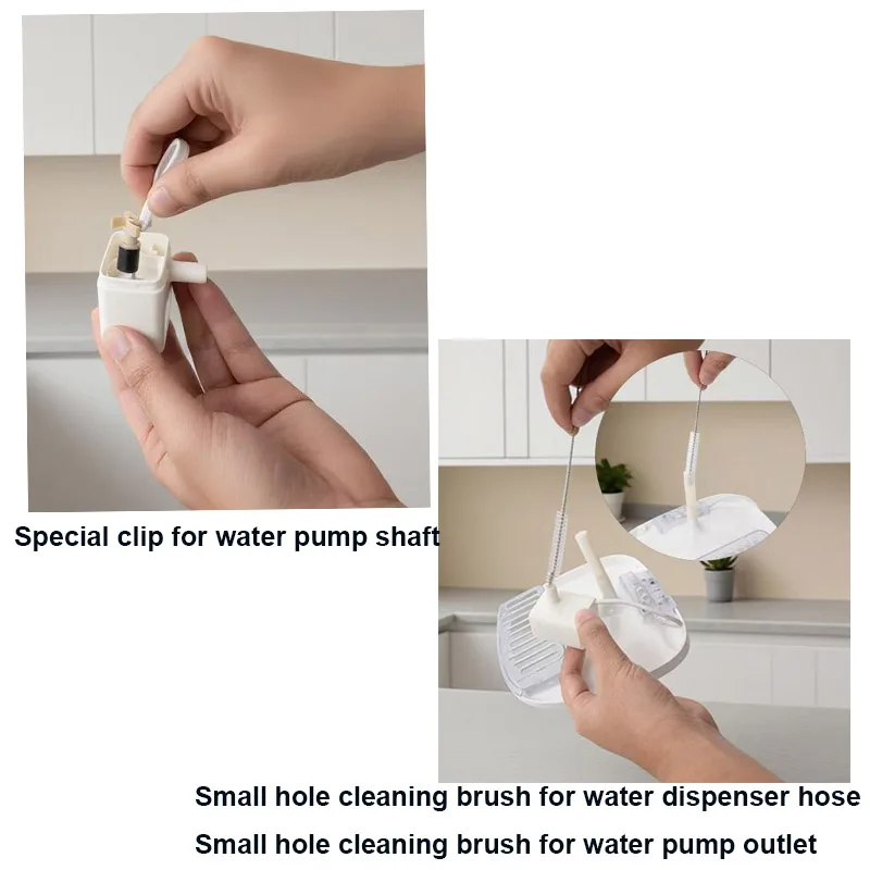 Cat Water Fountain Accessories Cleaning Brush Set for Pet Water Dispenser Pump Pipe Tube Bottle Cup Kettle Nozzles Cleaner Tools