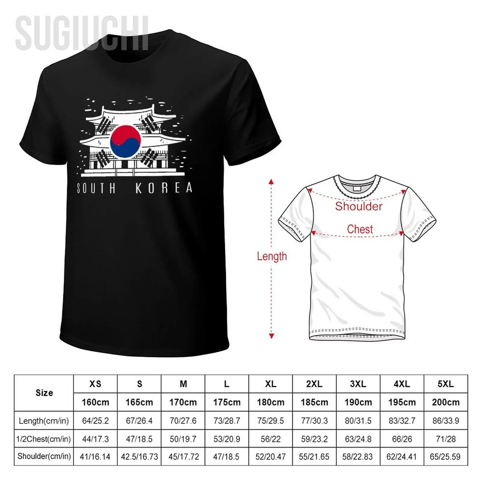 Men Patriotic South Korea Flag for Korean Tshirt Tees O-neck T Shirts Women Boys 100% Cotton Short T-Shirt Unisex All Seasons