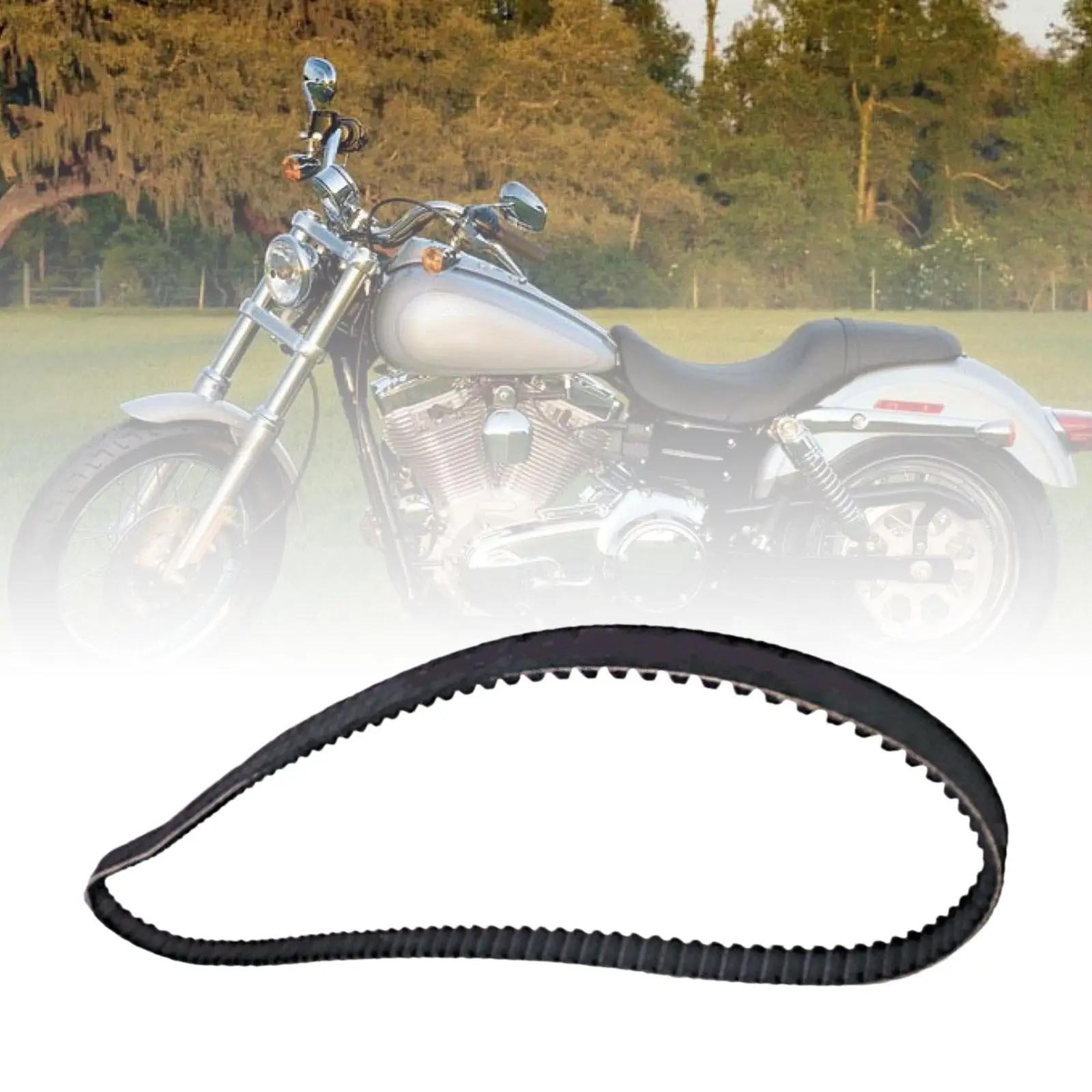 Rear Drive Belt 40015-90 Parabolic Tooth Profile Part for Harley-davidson Dyna Wide Glide Electra Glide Super Glide