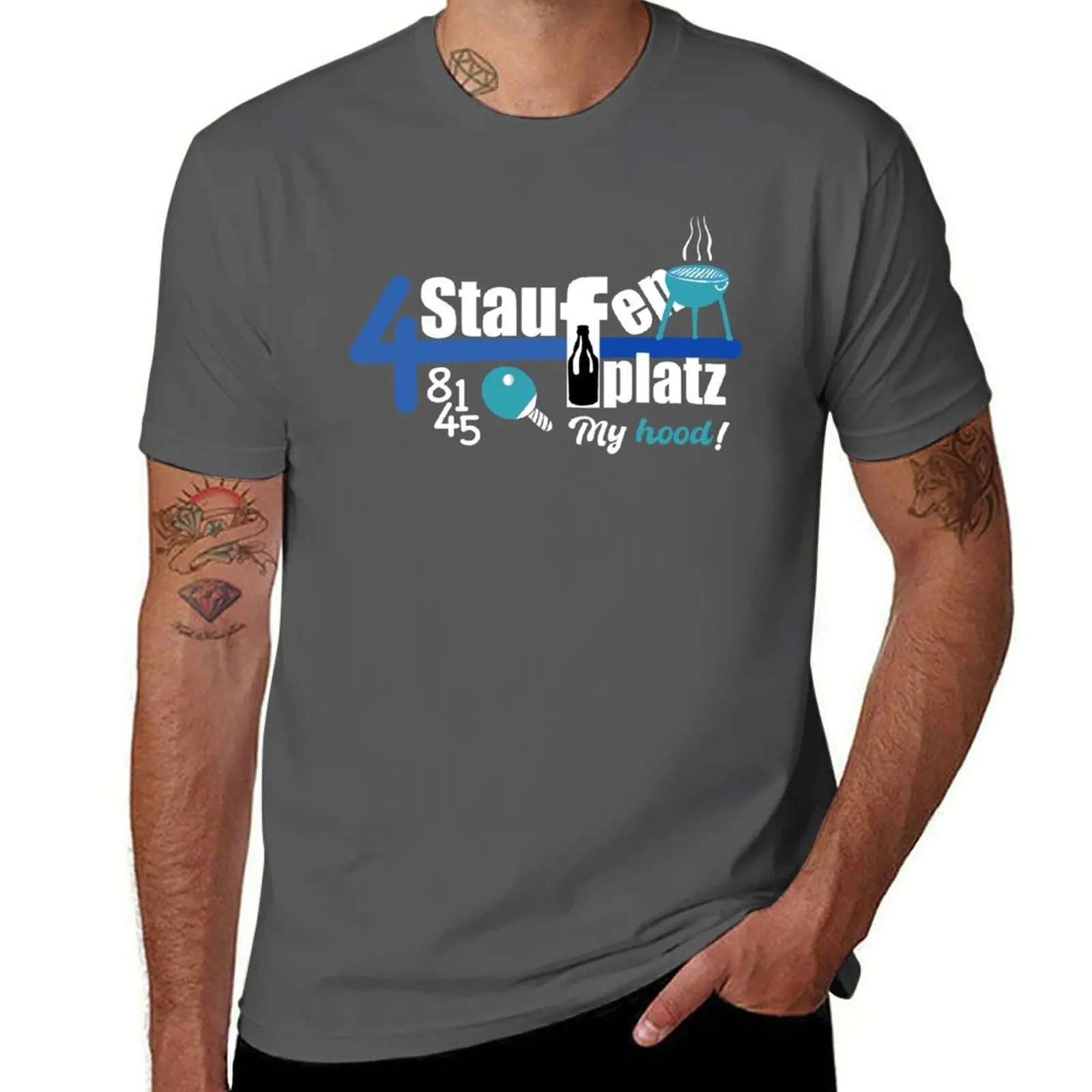 

Staufenplatz 48145 Munster my hood T-Shirt Streetwear Print Tee Shirt