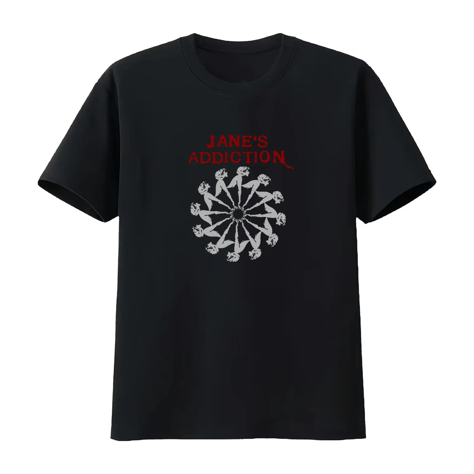Jane's Addiction Logo T-Shirt Summer Casual Cotton Tee Oversized Streetwear Tops Vintage Graphic Print Unisex Men Women