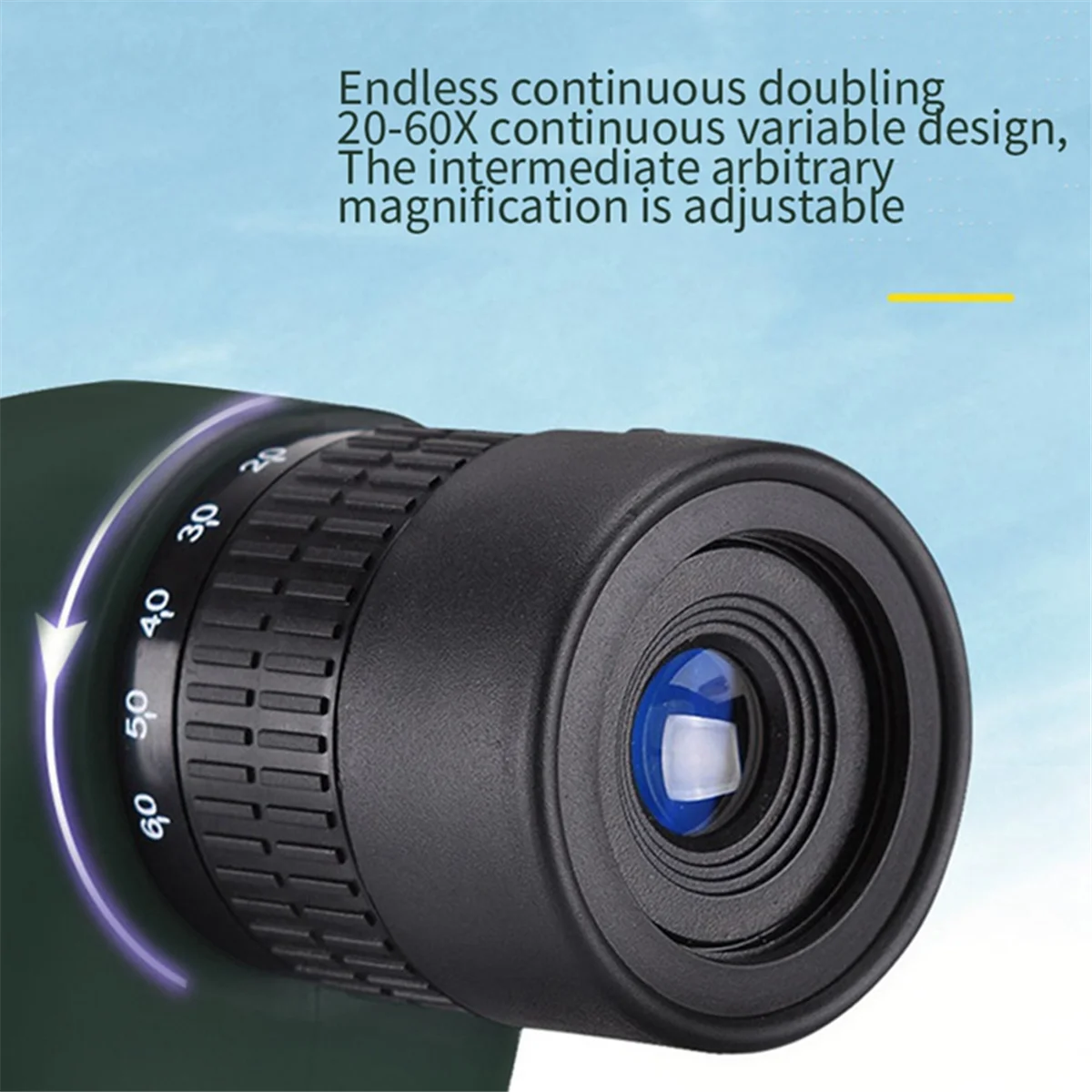 A04I Monocular Zoom Telescope Bak4 Prism Waterproof and Anti-Fog Camping Bird Watching Landscape Mobile Phone Telescope