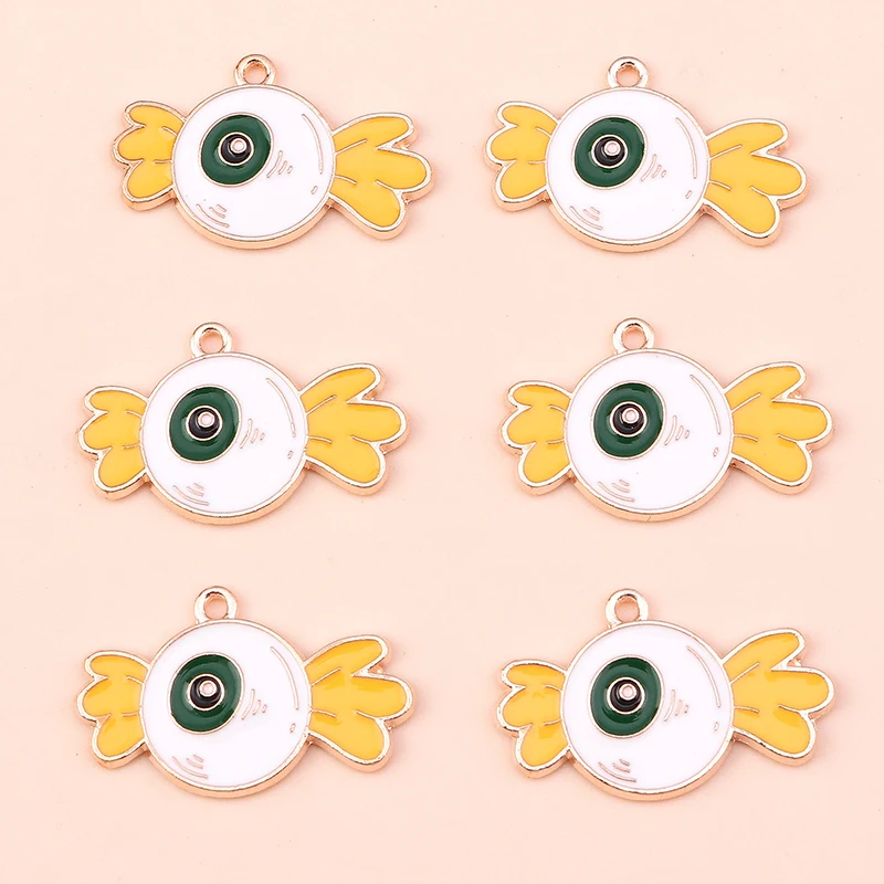 10 teile/los Mix Emaille Halloween Geist Kürbis Fledermaus Charms Anhänger für Schmuck Machen Frauen Mode Ohrringe Halsketten Handwerk Geschenk – Detail 11
