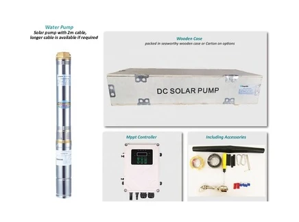 160m Head 2HP 110V DC Submersible Solar Powered Borehole Deep Well Water Pump for Pumping Irrigation - Image 5