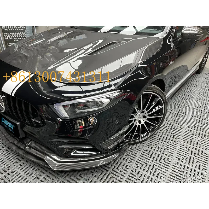 FactoryOEM High Quality Dry Carbon Fiber BodyKit Front Engine Bonnet Hood   A35 Engine Hood