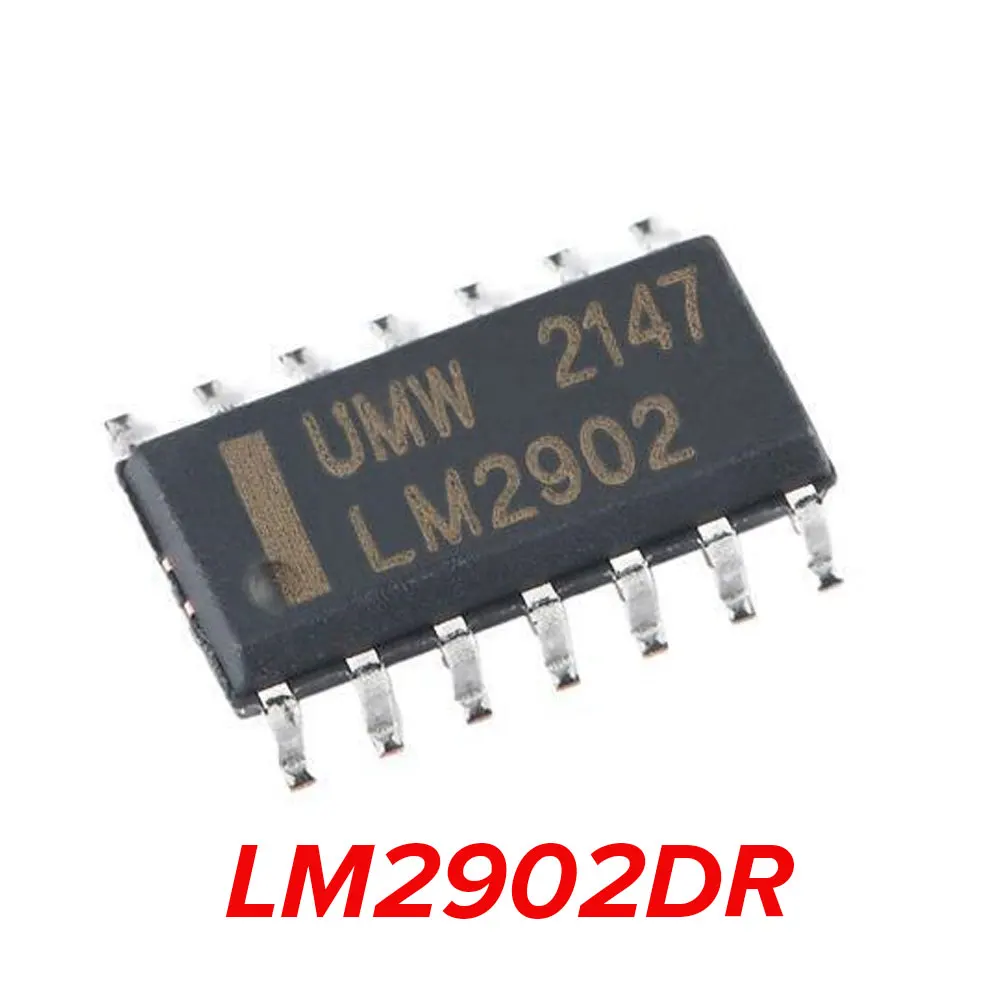 10PCS LM2902DR LM2902 SOP-14 Operational Amplifier IC Chip