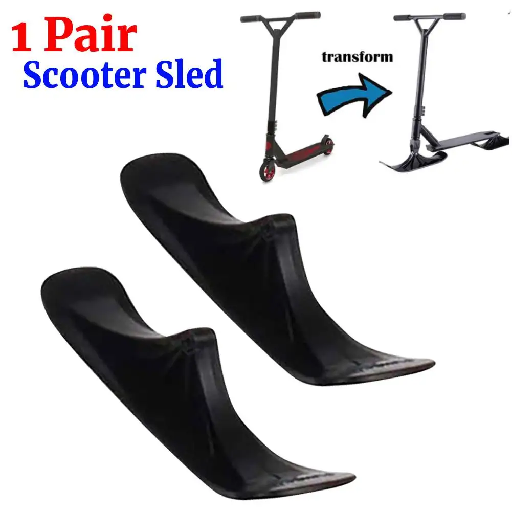 

1 Pair Sled Ski Board Snow Sledge Board Set Snow Ski Scooter Ski Sledge Ski Scooter for Kids Outdoor Accessories