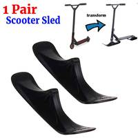 1 Pair Sled Ski Board Snow Sledge Board Set Snow Ski Scooter Ski Sledge Ski Scooter for Kids Outdoor Accessories