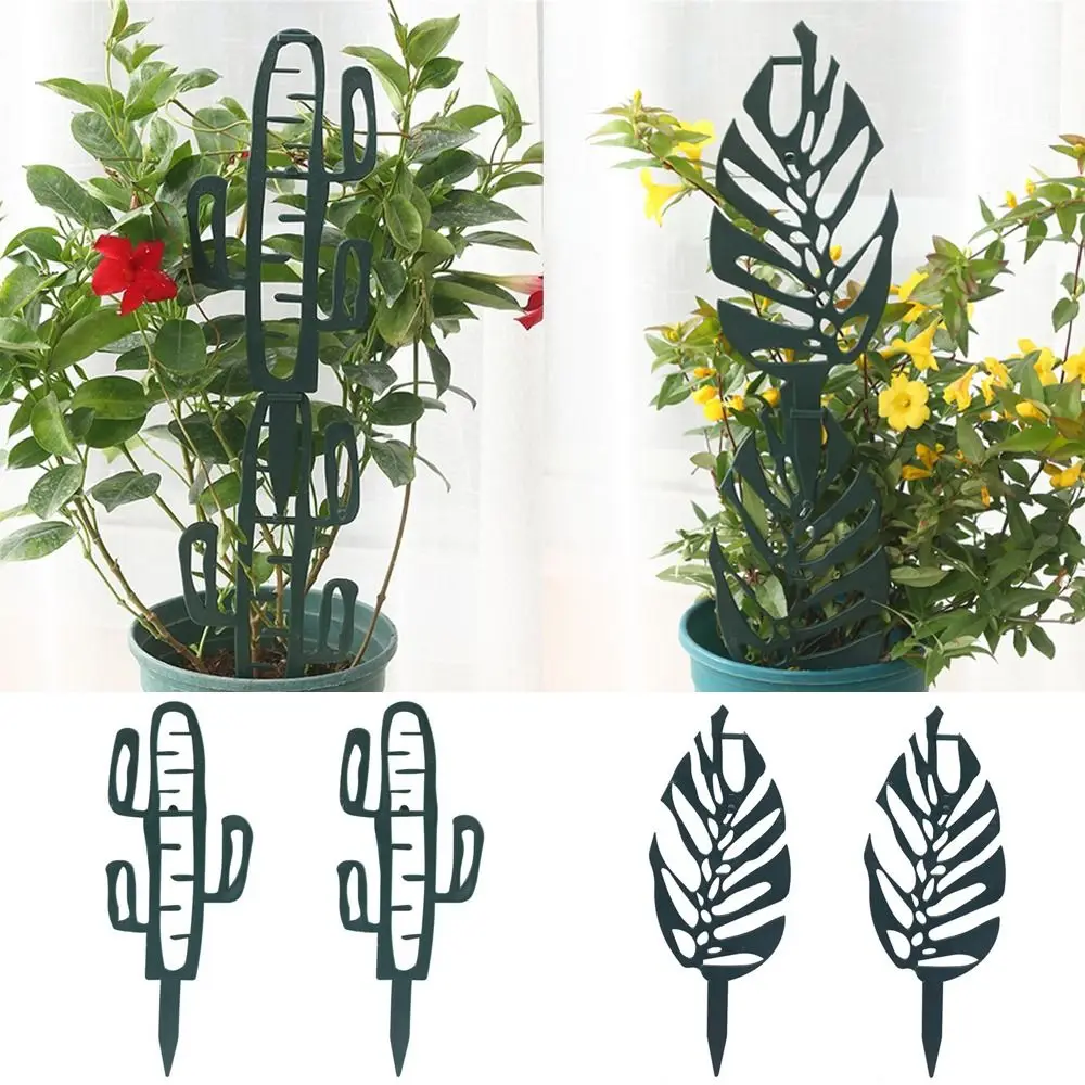 2pcs Creative Plastic Plant Support Pile Frame Greenhouse Arrangement Flower Potted Rack Vines Holder for Garden