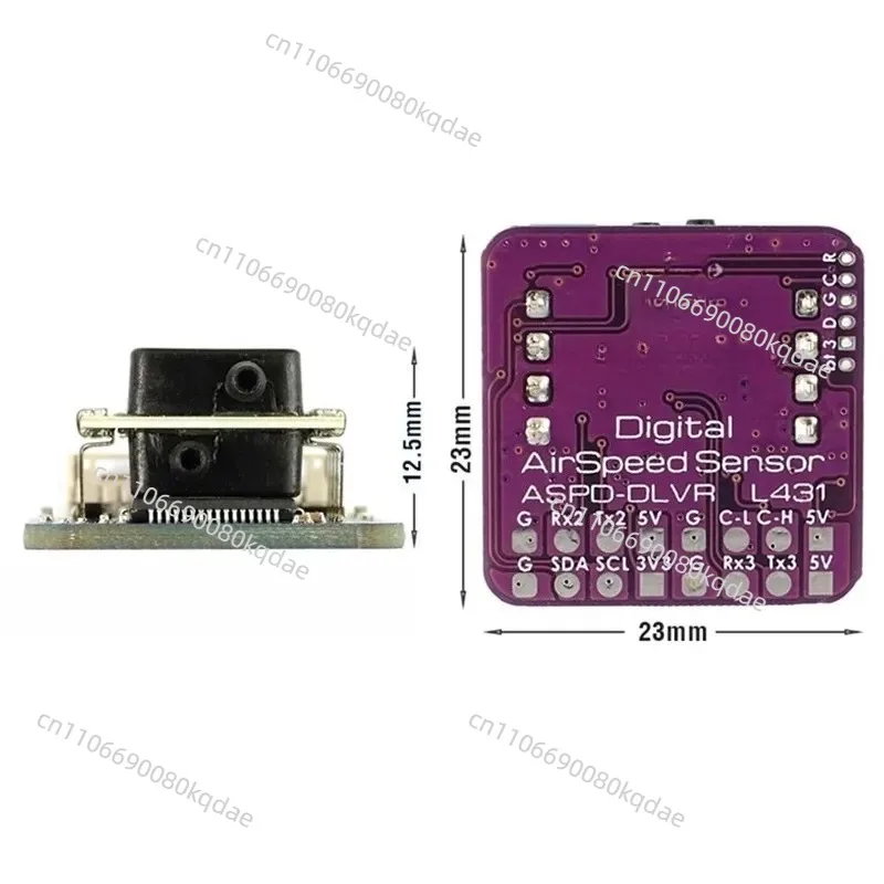 ASPD‑DLVR Differential‑Pressure Measuring Unit, Multi‑Signal Interface Hobby‑Project Detection Component