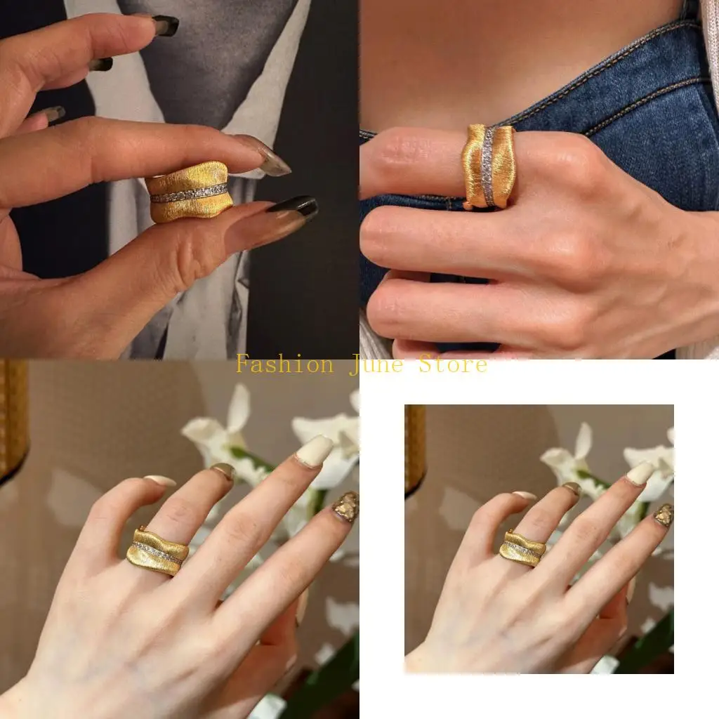 N5KA Artistics Embossed Rings Scratch Resistant Coating Traditional Styles for Weddings Parties Date Night
