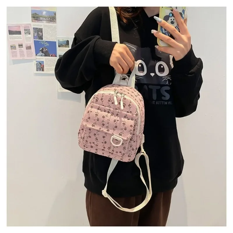 2024 Winter New Urban Simple Large Capacity Backpack Sweet Beautiful Women Bag