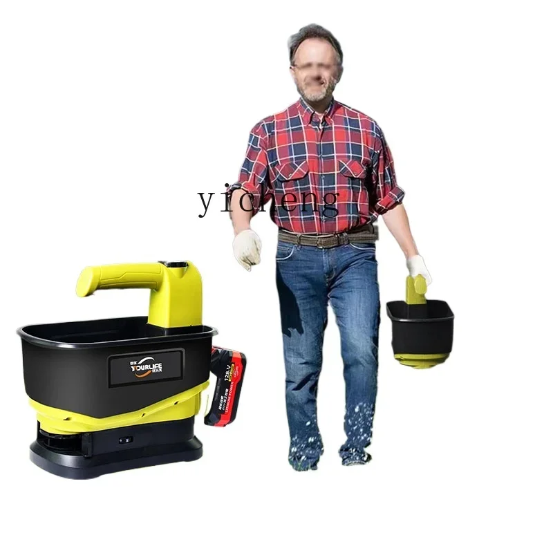 

автоматическая сеялка для удобрений Новая электрическая сельскохозяйственная сеялка