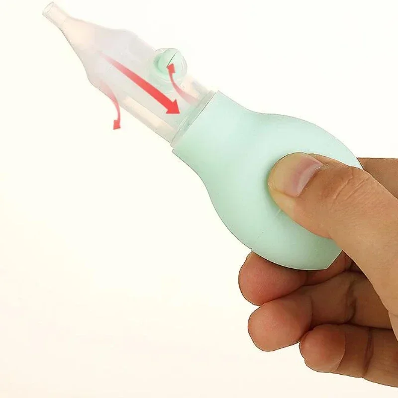 New Born Silicone Baby Safety Nose Cleaner Vacuum Suction Children Nasal Aspirator New Baby Care Diagnostic-tool Vacuum Sucker