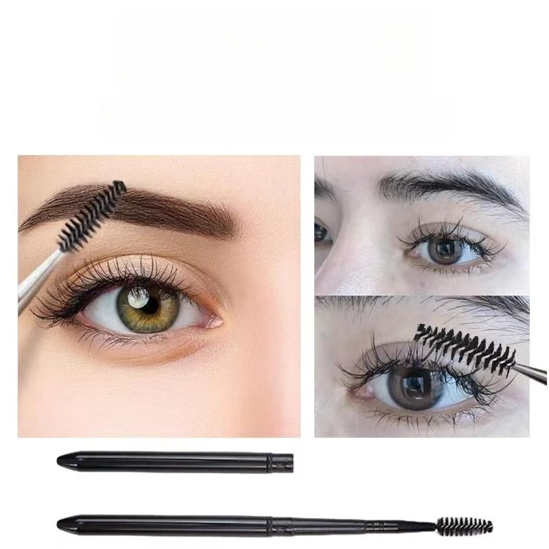 Retractable Masacra Wand Eyelash Brush With Cap Private Label Available