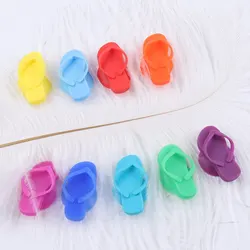 New 9Pcs/Set Slippers Pattern Silicone Wine Glass Premium Durable Drink Marker For Drinks Cups Beverage Glasses Wine Glass