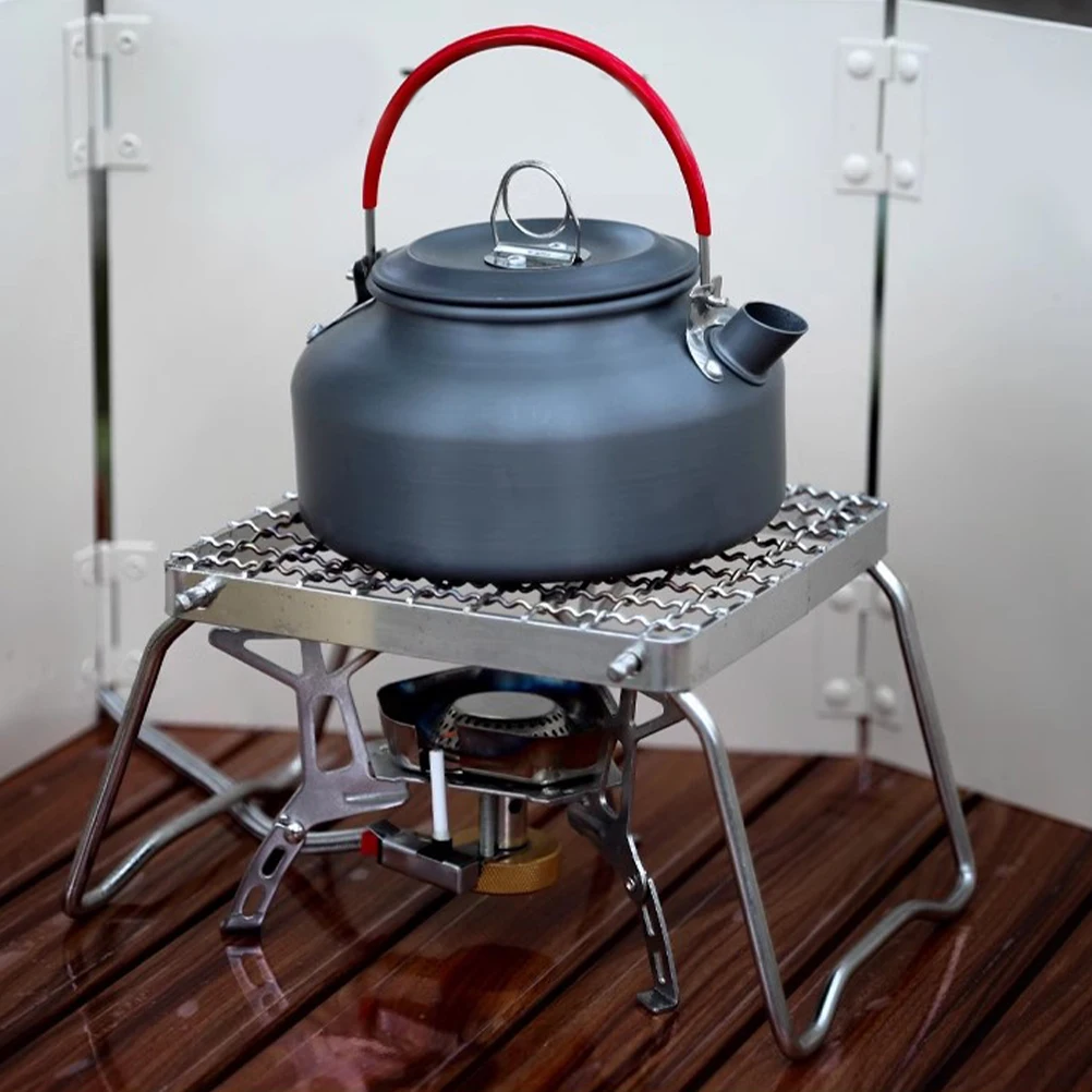 

Folding Portable Stainless Steel Barbecue Grill Compact Campfire Grate For Camping Outdoor Cooking Equipment Foldable Grilling