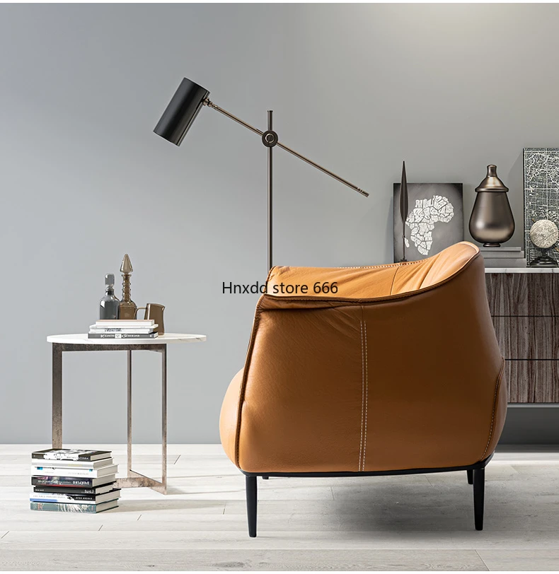 Single sofa chair Lazy sofa Snail chair Nordic light luxury leisure tiger chair image 3