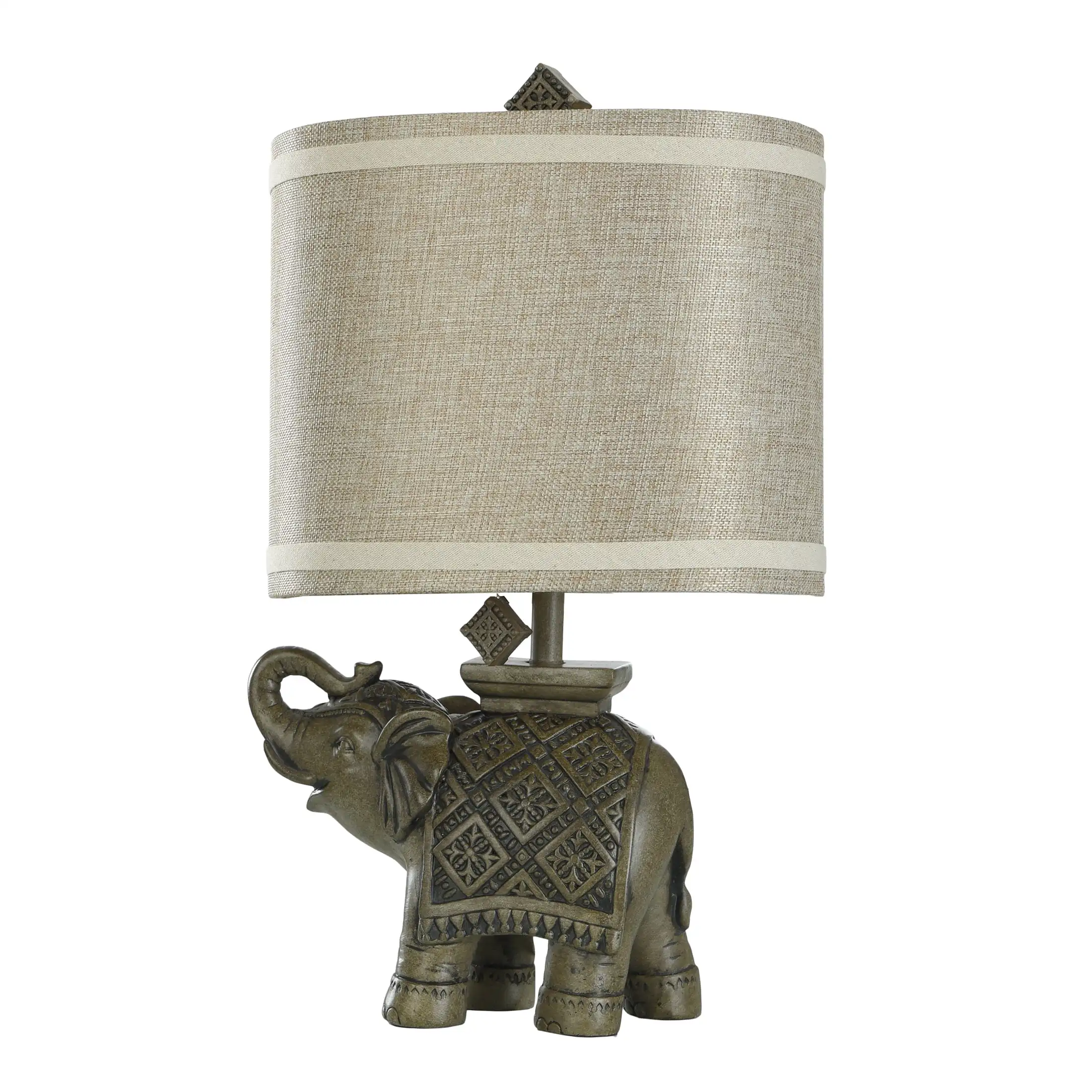 Candeeiro de mesa Elefante Better Homes & Gardens, cinza