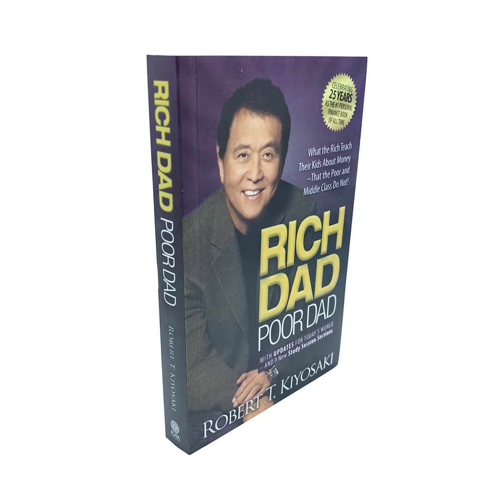 RICH DAD POOR DAD,by Robert Toru Kiyosaki,Personal Finance Children Book Financial Intelligence Enlightenment Education book