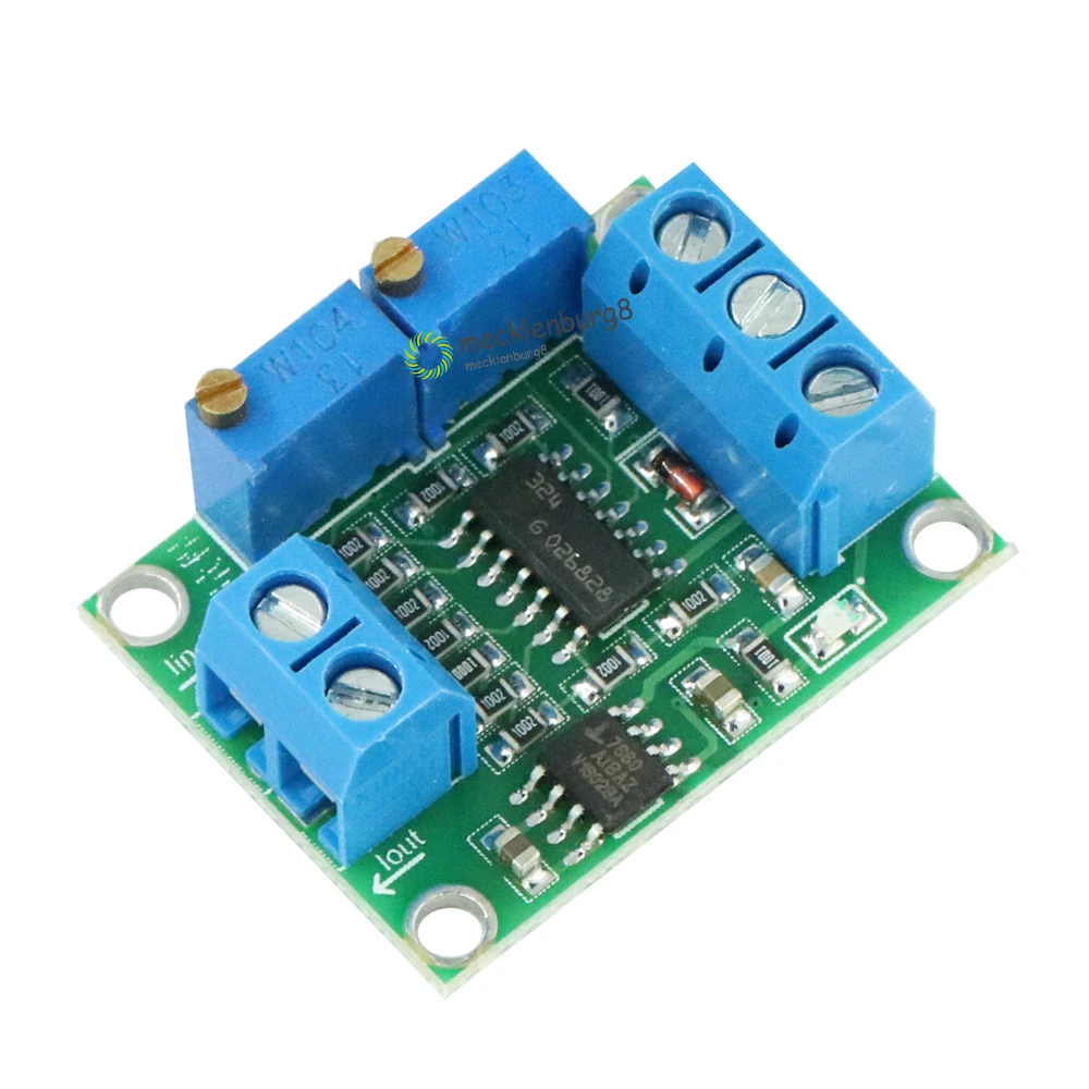 1x DC 7 V-35 V 0-2,5 V 3,3 V 5 V 10 V 15 V corrente a tensione da 4-20ma a 0-5 V convertitore trasmettitore di segnale di isolamento per Arduino