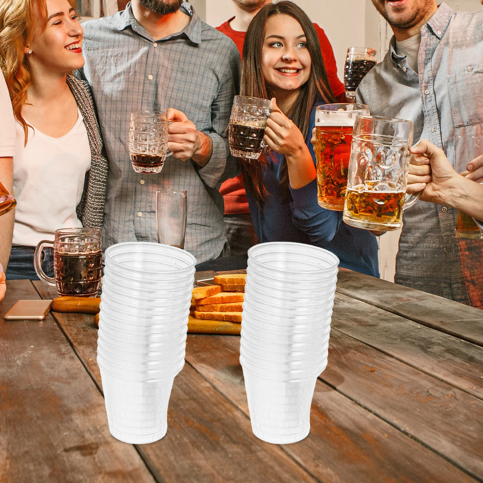 

100Pcs Transparent Disposable Plastic Mini Cups Ideal for Sauce Coffee Tea Tasting Sample Portion Clear Cups Plastic Tasting Cup