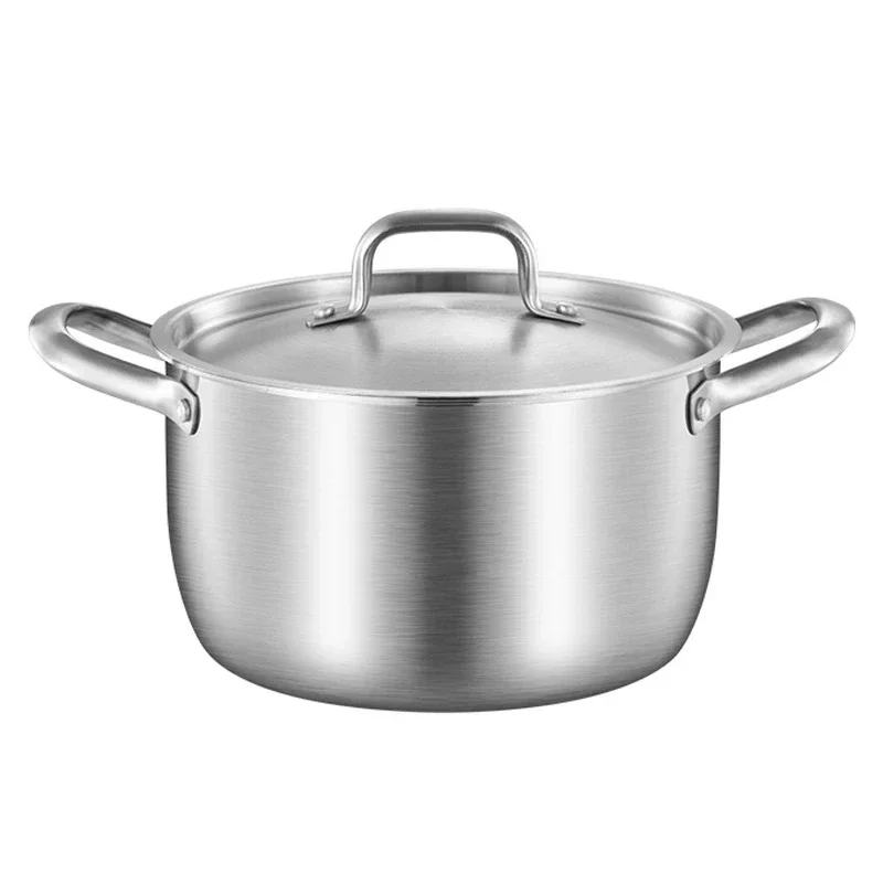 Extra thick food grade soup pot Thickened double ear pot Electromagnetic furnace gas special pot 316 stainless steel soup pots