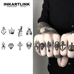 8 Popular Styles Temporary Tattoo,Lasts To 15 Days New Technology Magic Waterproof Semi Permanent Sticker.