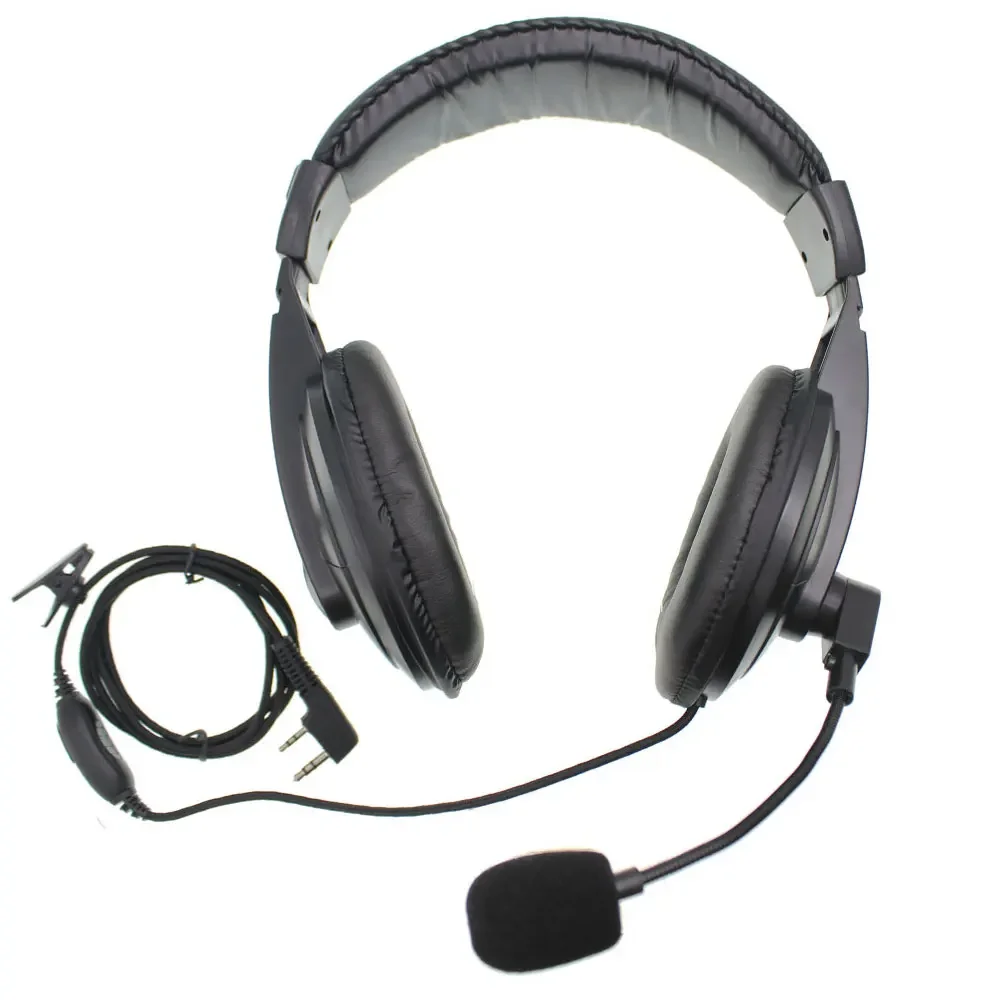 SALE Noise Cancell Headset Handsfree Headphones PTT and Vox Headset with Soft Earmuffs Earphone for Baofeng UV-82 UV-5R BF-888S