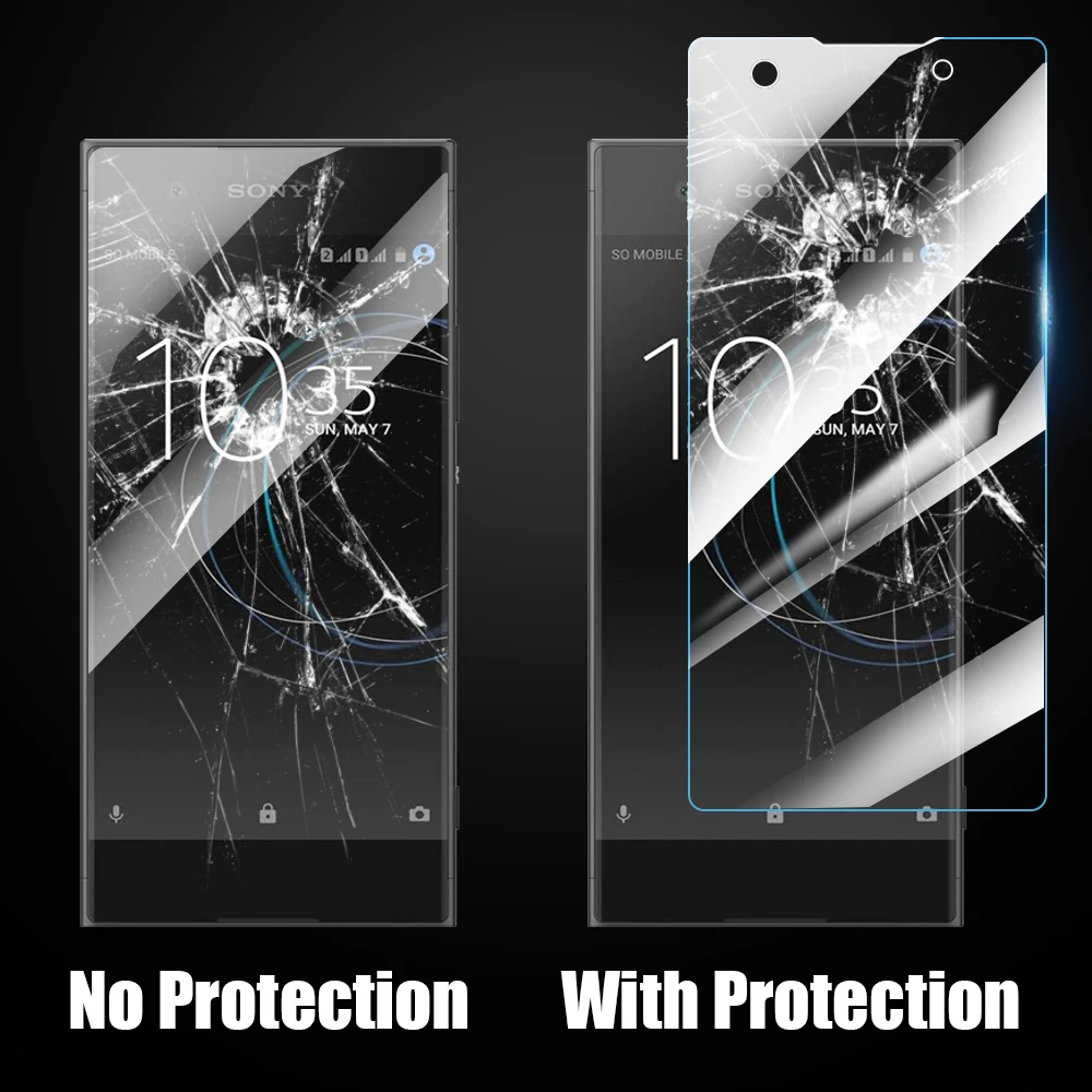 0.26mm 2.5D Tempered Glass Screen Protector Protective Film For Sony Xperia XZ3 XZ2 Compact Premium XA XA1 XA2 Ultra Plus