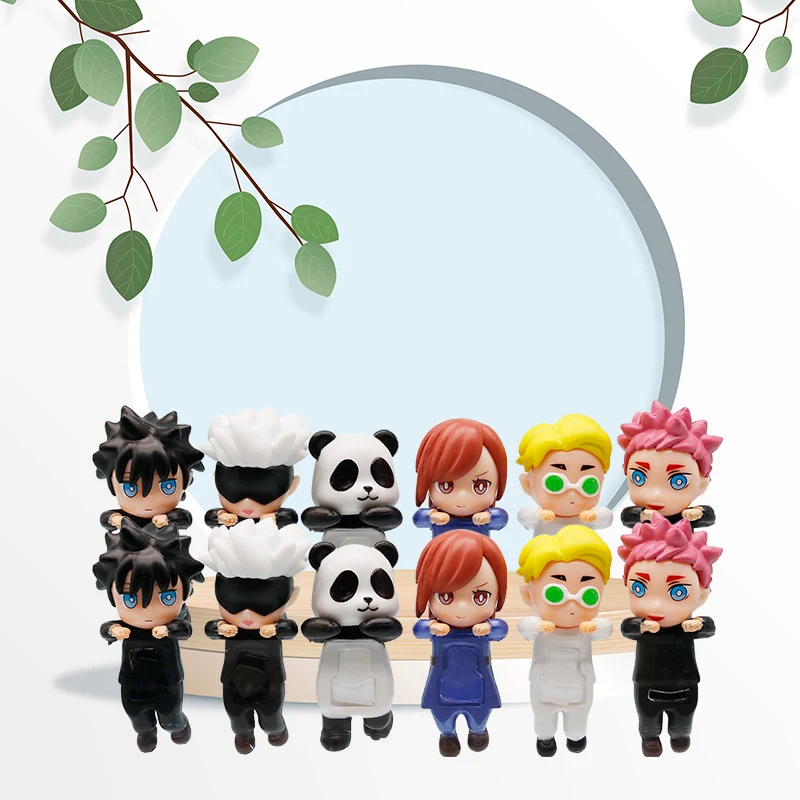 أنيمي Jujutsu Kaisen Gojo Satoru Itadori Yuji عمل أرقام بابا دمية PVC نموذج جمع سطح المكتب زخرفة الديكور لعبة هدية