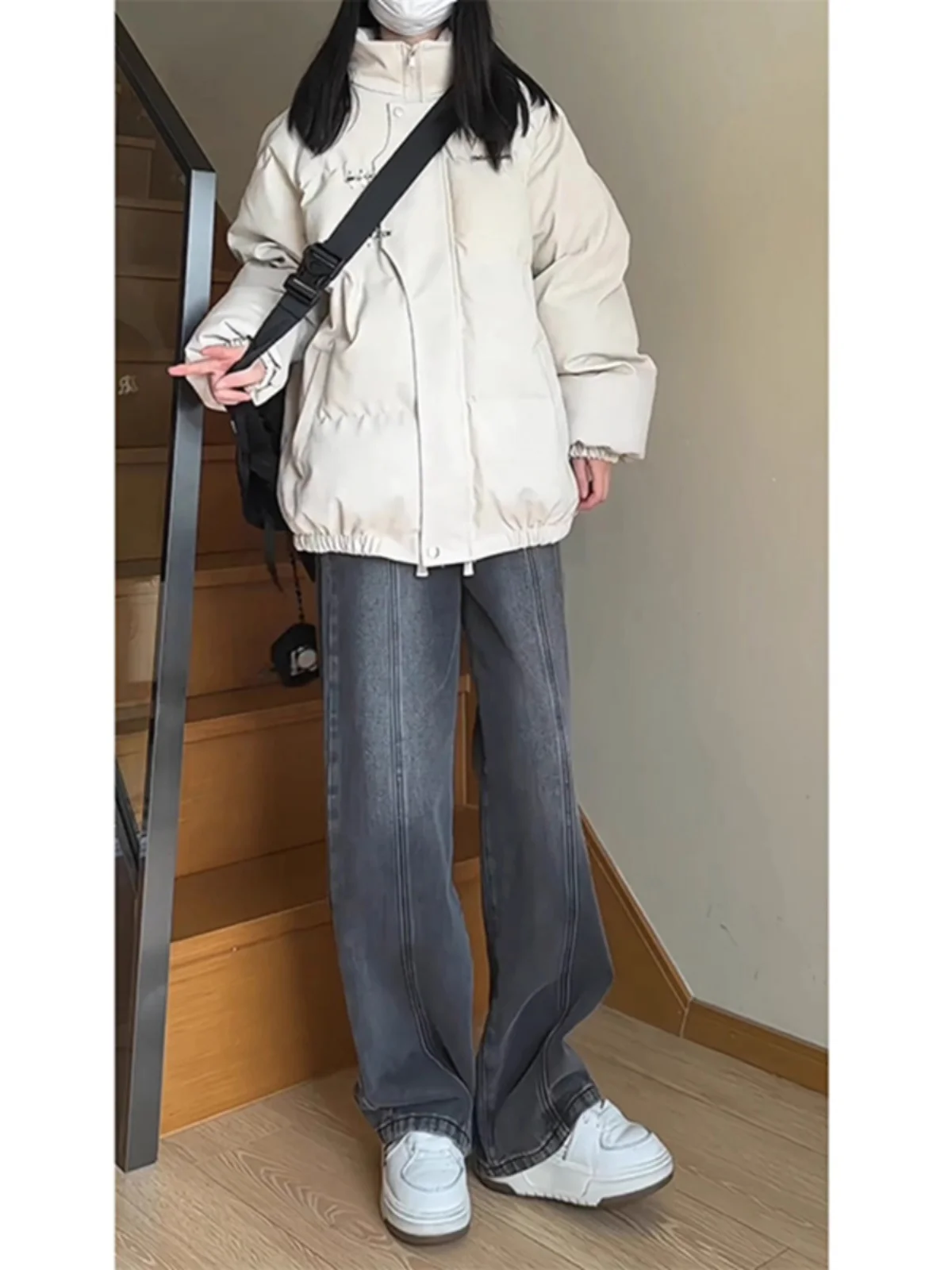 

Thiened PU Leather Cotton Jaet for Men Autumn Winter Cleanfit Airplane Bule Design Warmth Men's Faion Cold Proof Coat