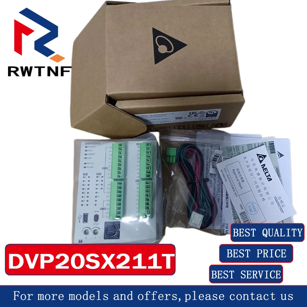 Brand New Genuine DVP20SX211T Delta Programmable Logic Controller Analog PLC,100% original warehouse stock