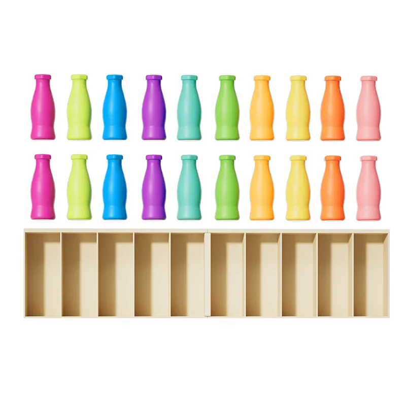 Children's Early Childhood Fun Beverages Color Match Guessing Fun Memory Training Interactive Board Games Puzzle Toys Gifts