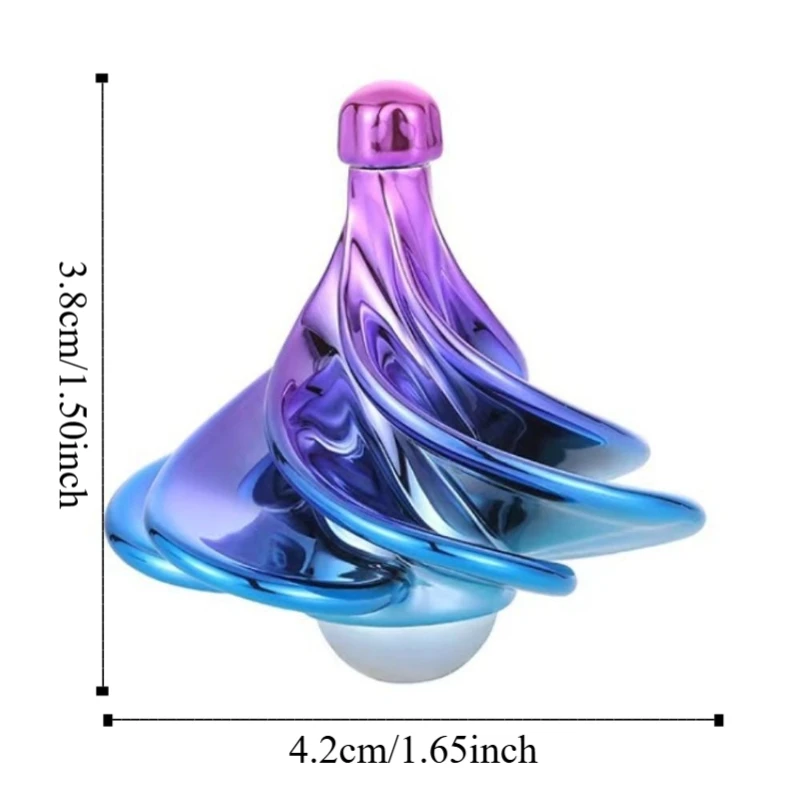 Jouets rotatifs moulin à vent Fidget Spinner jouets soufflage coloré vent toupie éducatif intéressant vent Gyroscope adulte