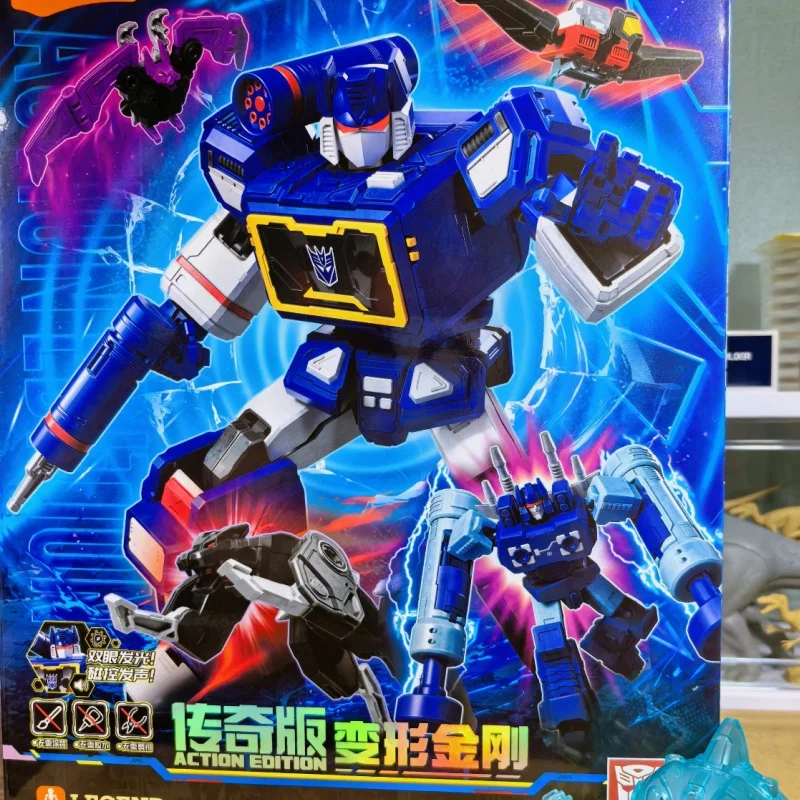 Offre spéciale Blokees Soundwave édition d'action modèle mobile jouet Rumble Ravage Shockwave accessoires Festival cadeau ornement de bureau