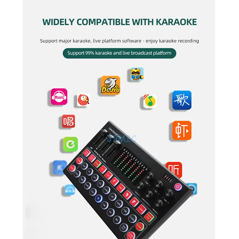 Mobile Phone Singing Special Live Broadcasting Equipment Full Set of Desktop Computer General Professional Microphone view 5