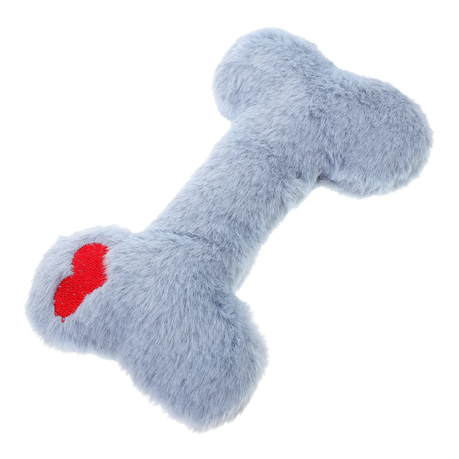 

Dog Interactive Chewing Molar Plaything Squeaker Pet Teething Stuffed Cartoon Shaped Bone Design Small Dogs Puppy Biting