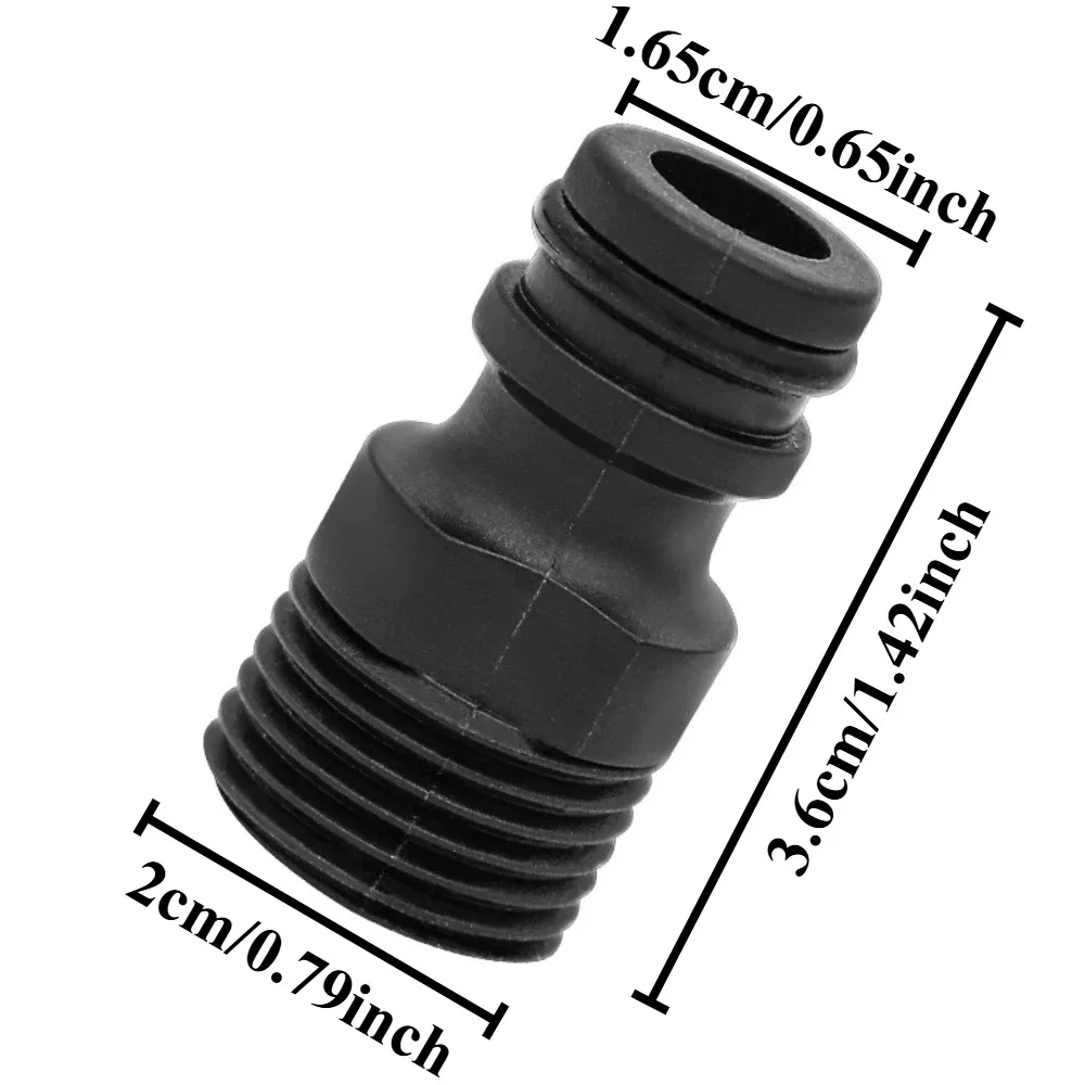 2PCS Household threaded tap adaptor, quick-connect couplings for garden hoses, gardening hose connectors