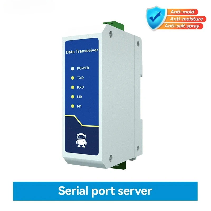RS485 to RJ45 Ethernet Serial Sever Rail Industrial Standard AC/DC/POE Data Transmission Transceiver CDEBYTE Serial Sever