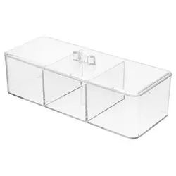 Acrylic Tea Bag Organizer Transparent 22*8.5*5.5 CM Tea Bag Storage Box Sort and Organize Storage Shelves Living Room